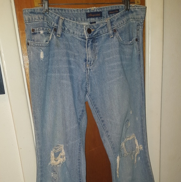Aeropostale Denim - Aeropostale Distressed Ripped Jeans Sz 7/8